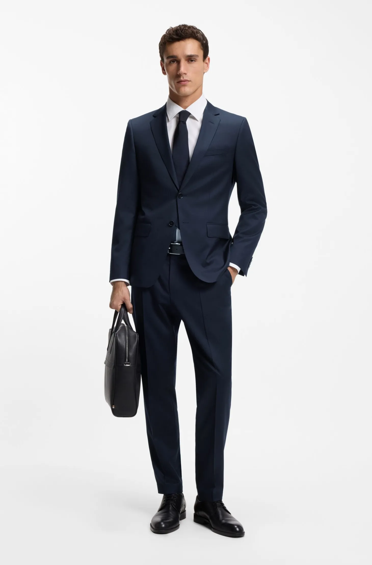 BOSS ONE Slim-Fit Sakko aus Schurwoll-Serge
