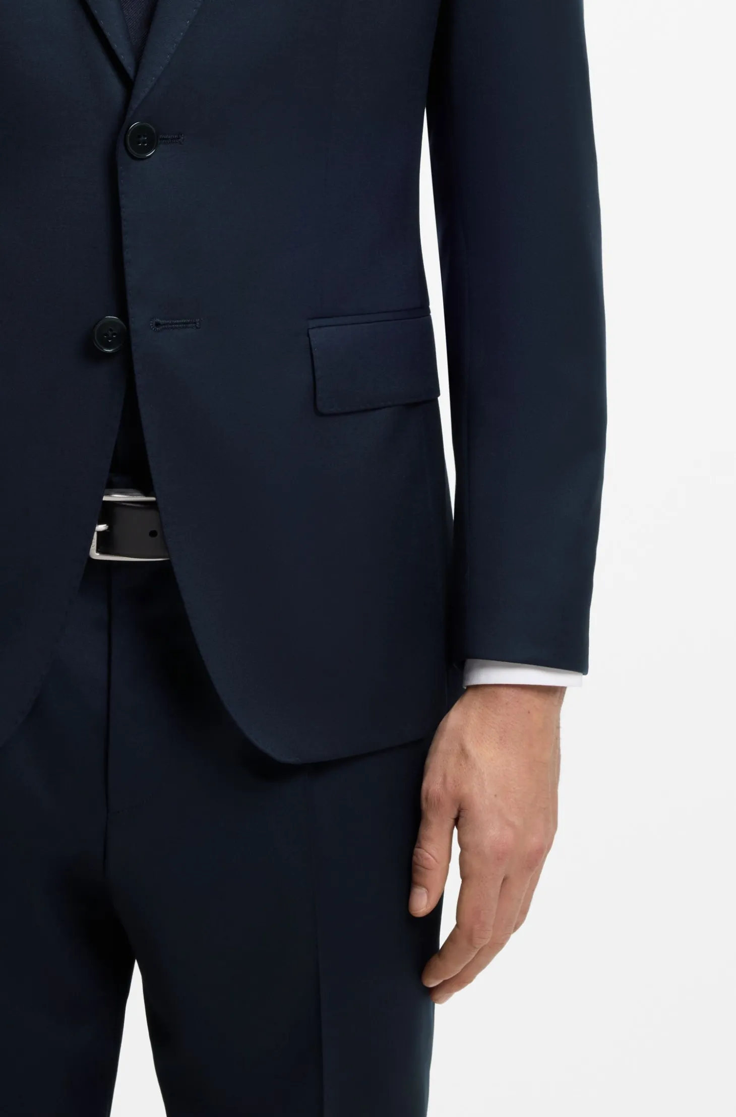 BOSS ONE Slim-Fit Sakko aus Schurwoll-Serge