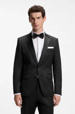 BOSS ONE Slim-Fit Smoking-Jackett aus Schurwoll-Serge