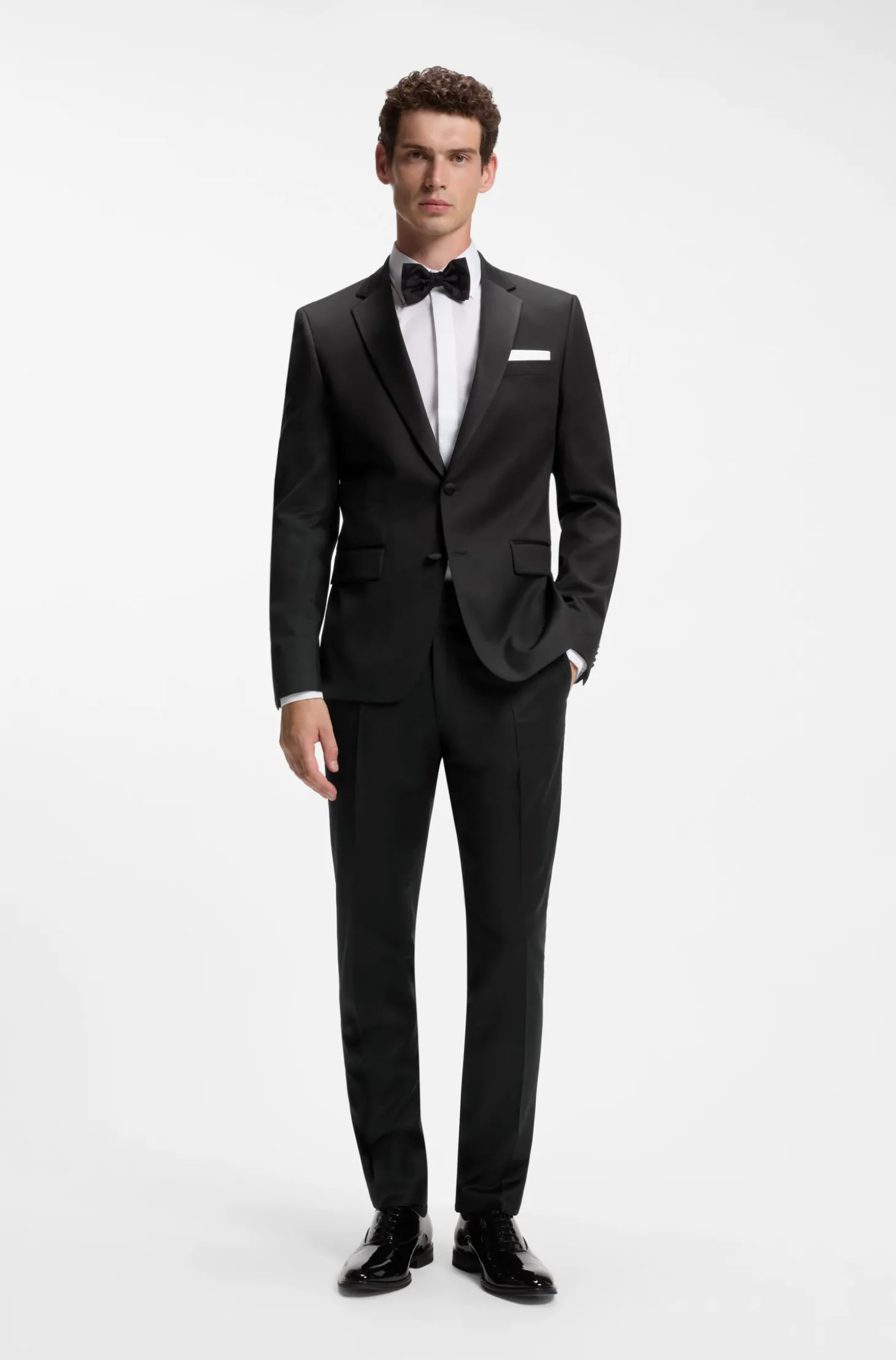 BOSS ONE Slim-Fit Smoking-Jackett aus Schurwoll-Serge