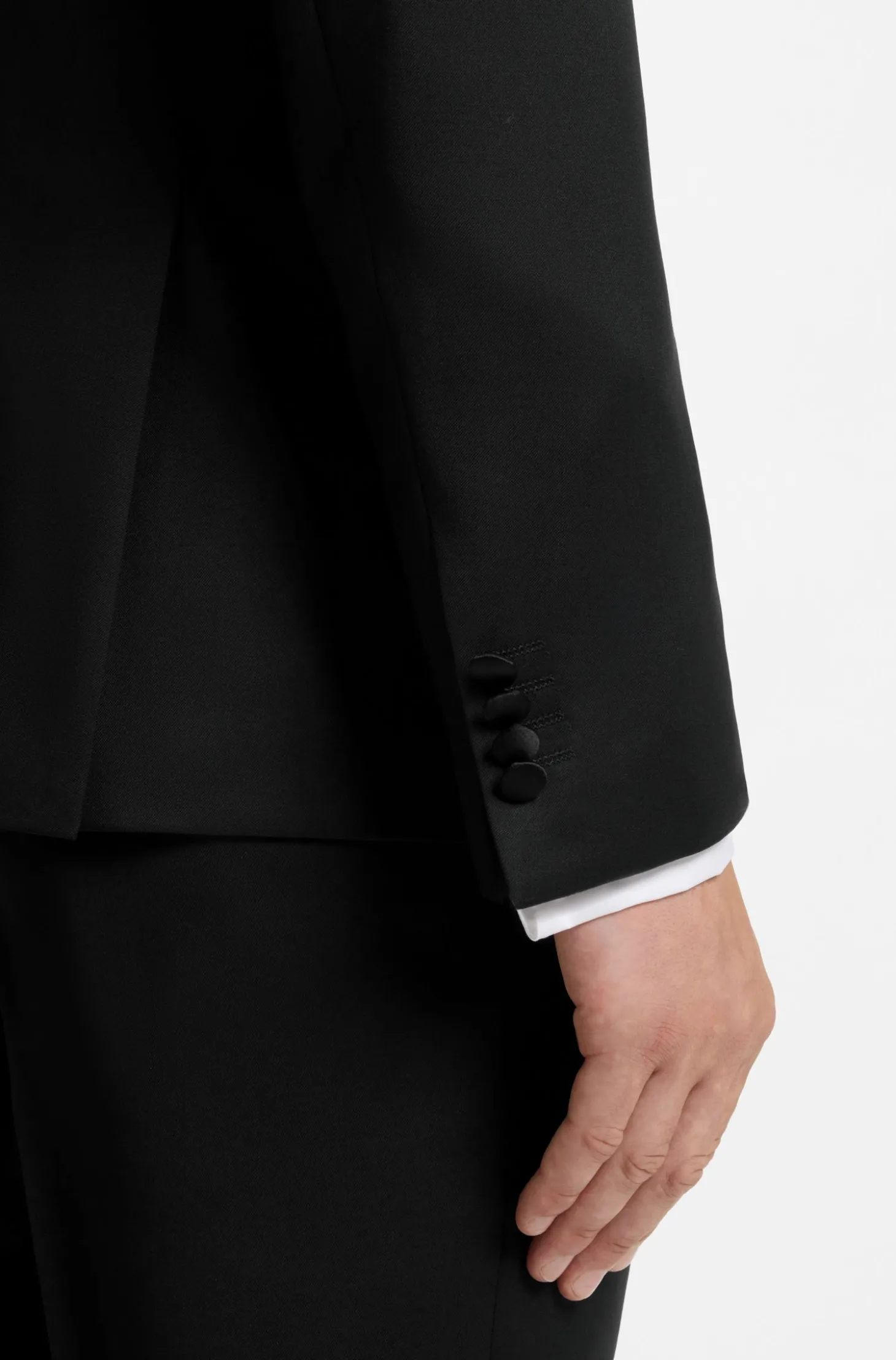 BOSS ONE Slim-Fit Smoking-Jackett aus Schurwoll-Serge