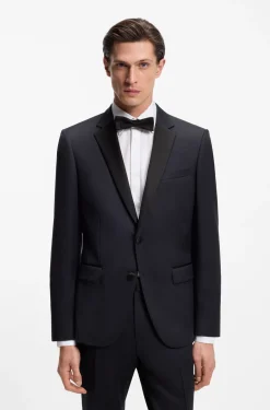 BOSS ONE Slim-Fit Smoking-Jackett aus Schurwoll-Serge