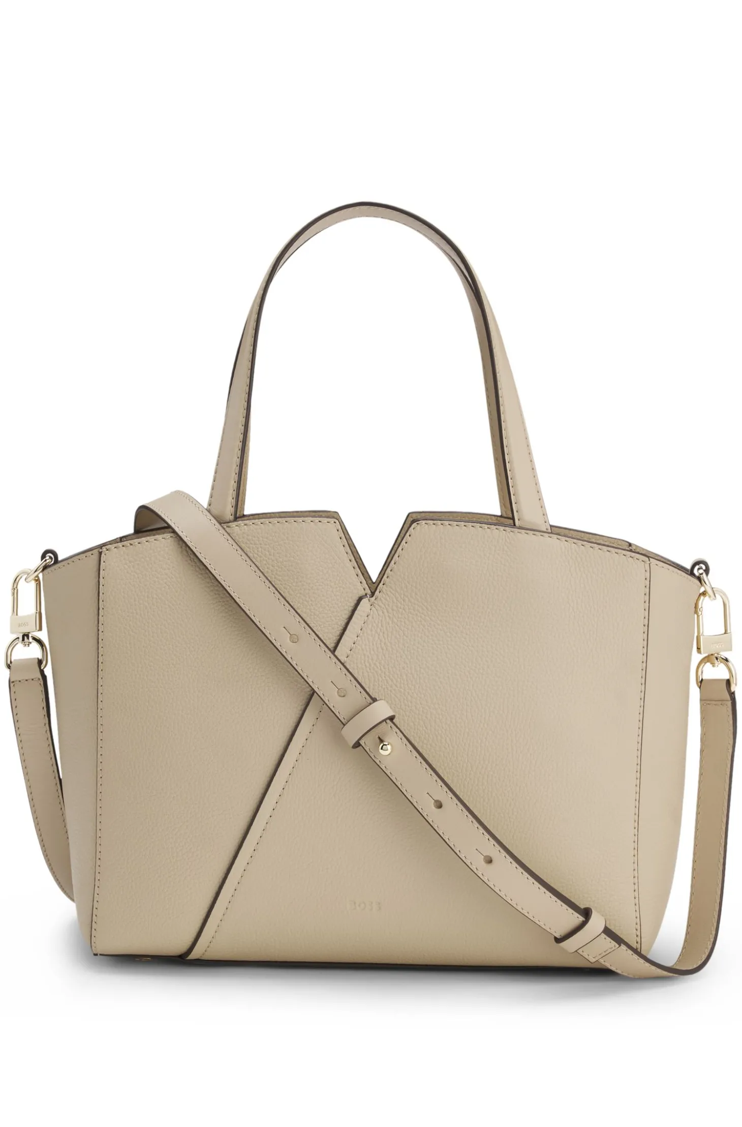 BOSS Revers kleine Tote Bag aus Leder mit Gürtel-Detail