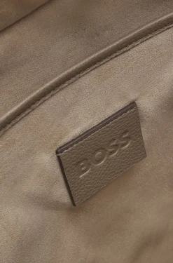 BOSS Revers Tote Bag aus Leder mit Gürtel-Detail