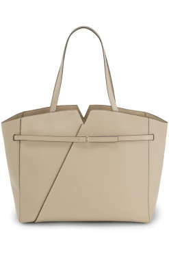 BOSS Revers Tote Bag aus Leder mit Gürtel-Detail