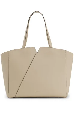 BOSS Revers Tote Bag aus Leder mit Gürtel-Detail