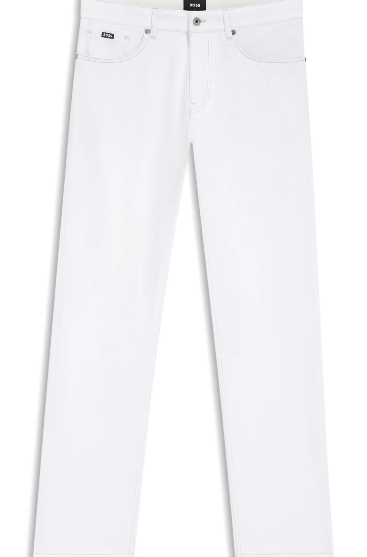 BOSS SELECTED BY SHOHEI OHTANI Jeans aus weißem Denim