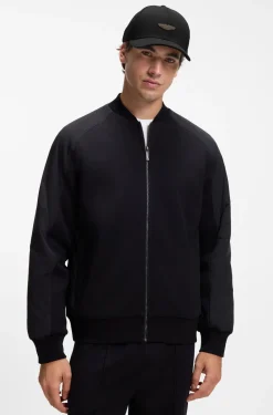 BOSS x ASTON MARTIN Cap mit Flügel-Aufnäher aus Veloursleder