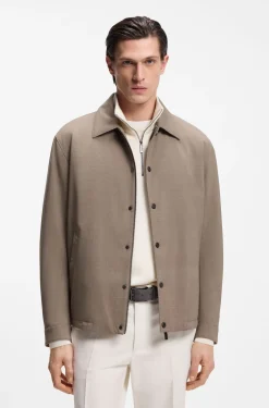 BOSS x ASTON MARTIN Jacke aus Woll-Mix