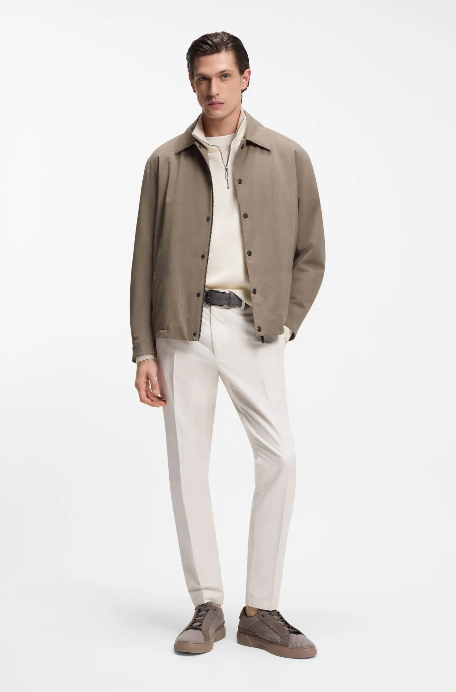 BOSS x ASTON MARTIN Jacke aus Woll-Mix