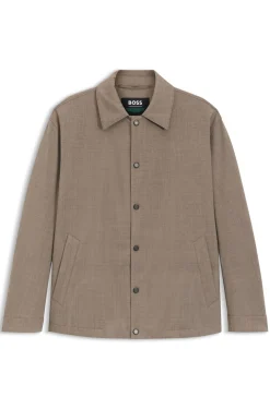 BOSS x ASTON MARTIN Jacke aus Woll-Mix