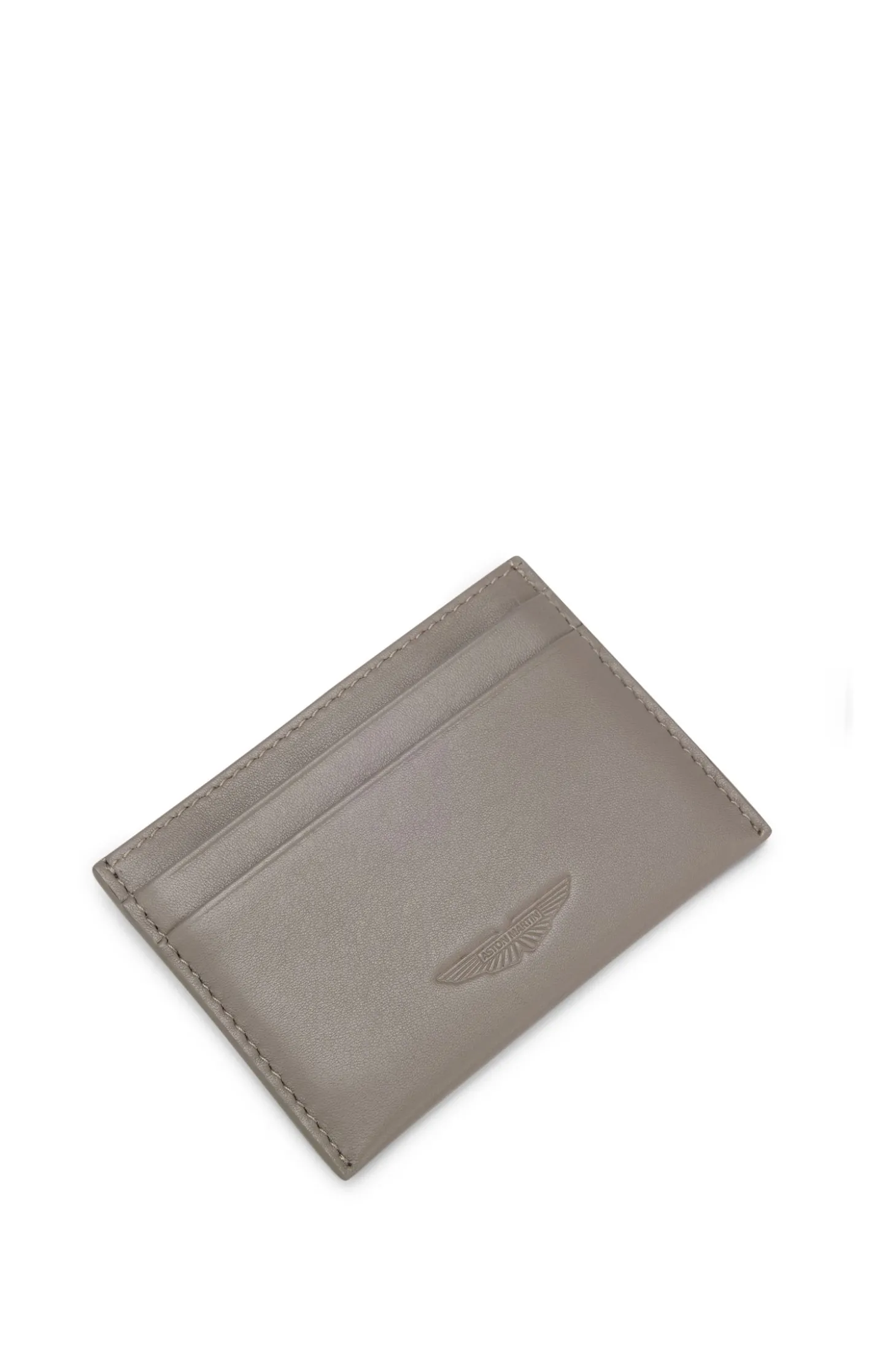 BOSS x ASTON MARTIN Kartenetui aus Leder mit Flügel-Detail