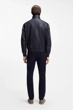 BOSS x ASTON MARTIN Lederjacke