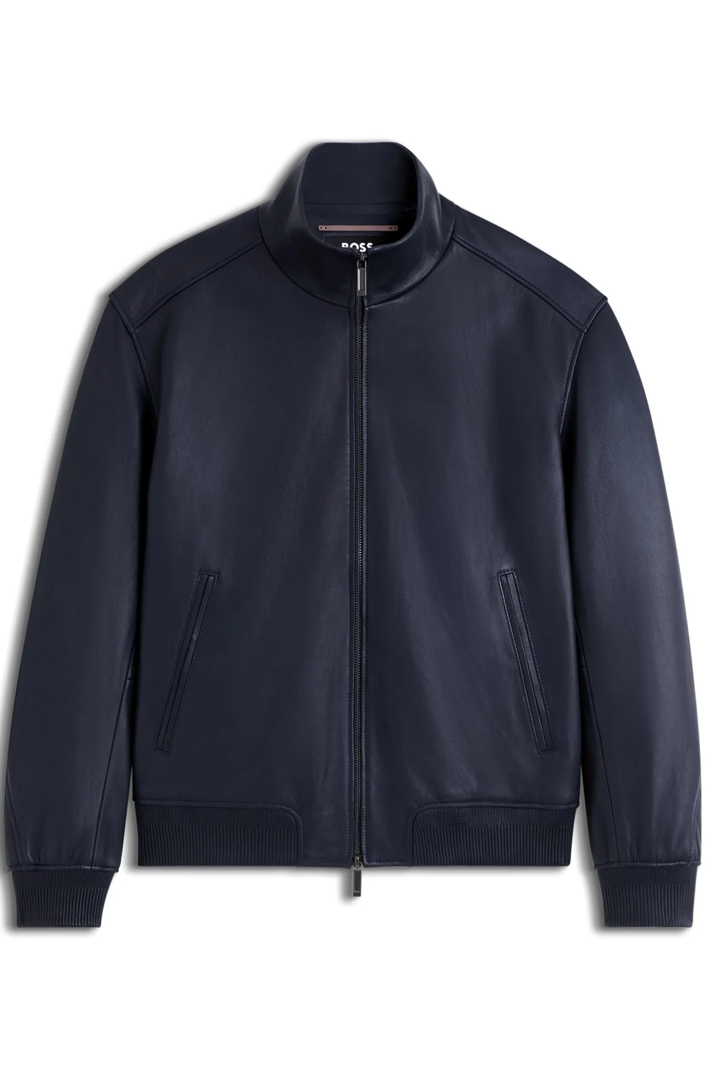 BOSS x ASTON MARTIN Lederjacke