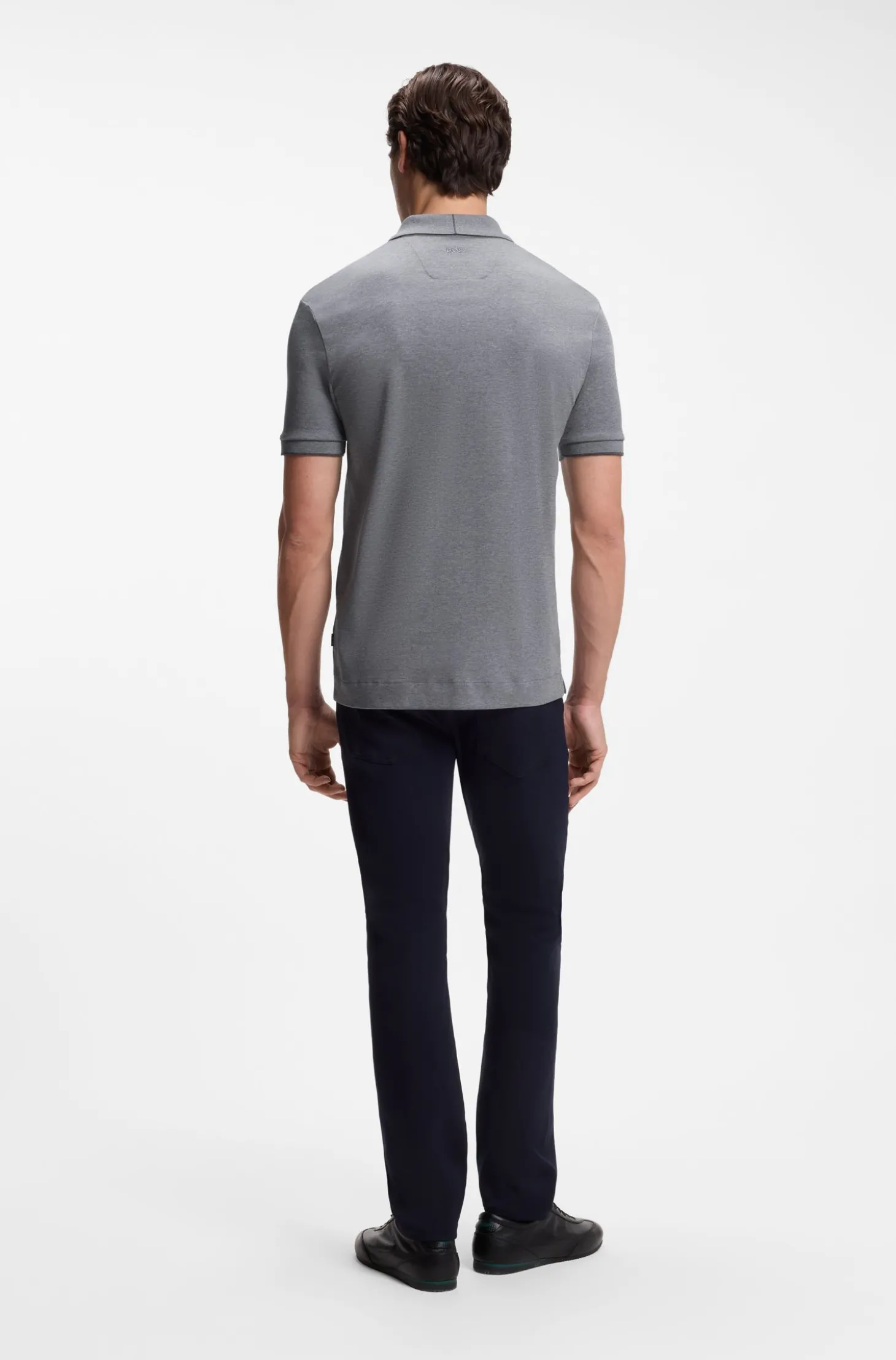 BOSS x ASTON MARTIN Poloshirt aus merzerisierter Baumwolle