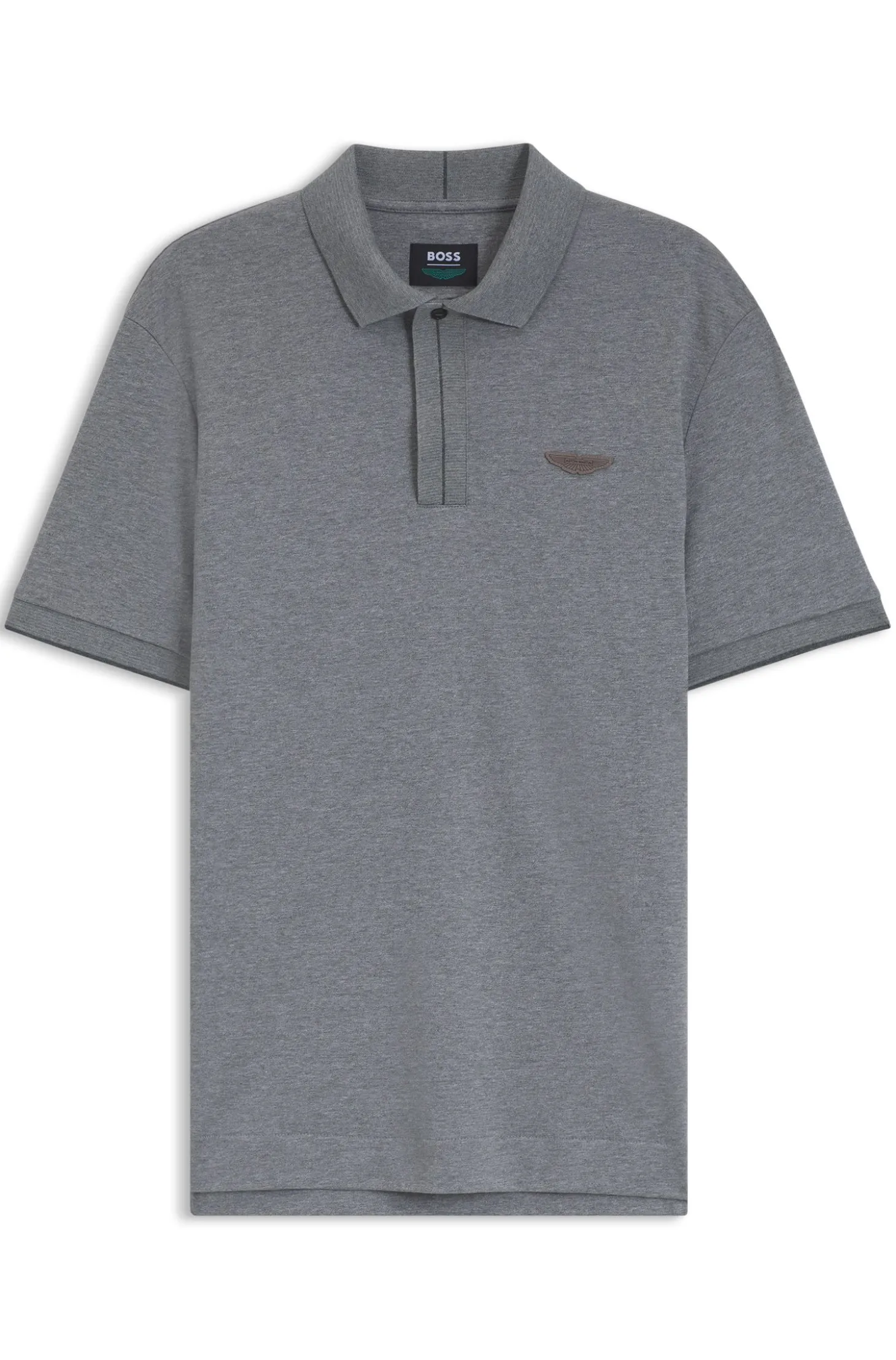 BOSS x ASTON MARTIN Poloshirt aus merzerisierter Baumwolle