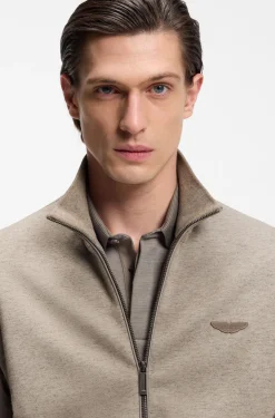 BOSS x ASTON MARTIN Sweatshirt mit Flügel-Detail