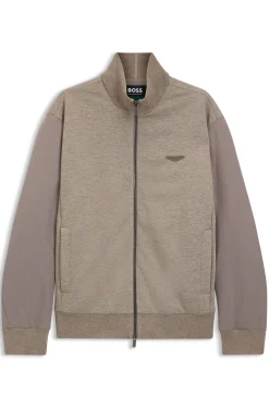 BOSS x ASTON MARTIN Sweatshirt mit Flügel-Detail