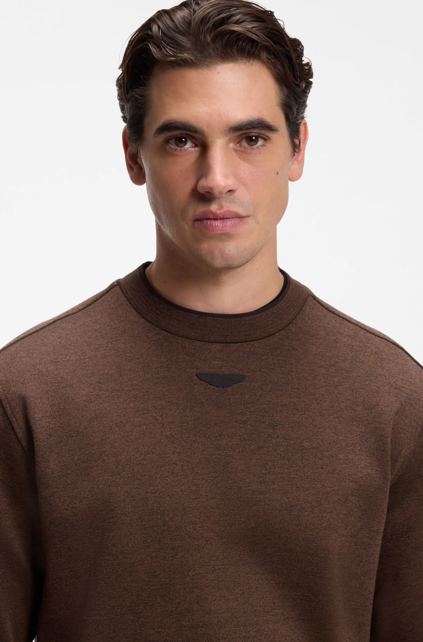 BOSS x ASTON MARTIN Sweatshirt aus Baumwolle