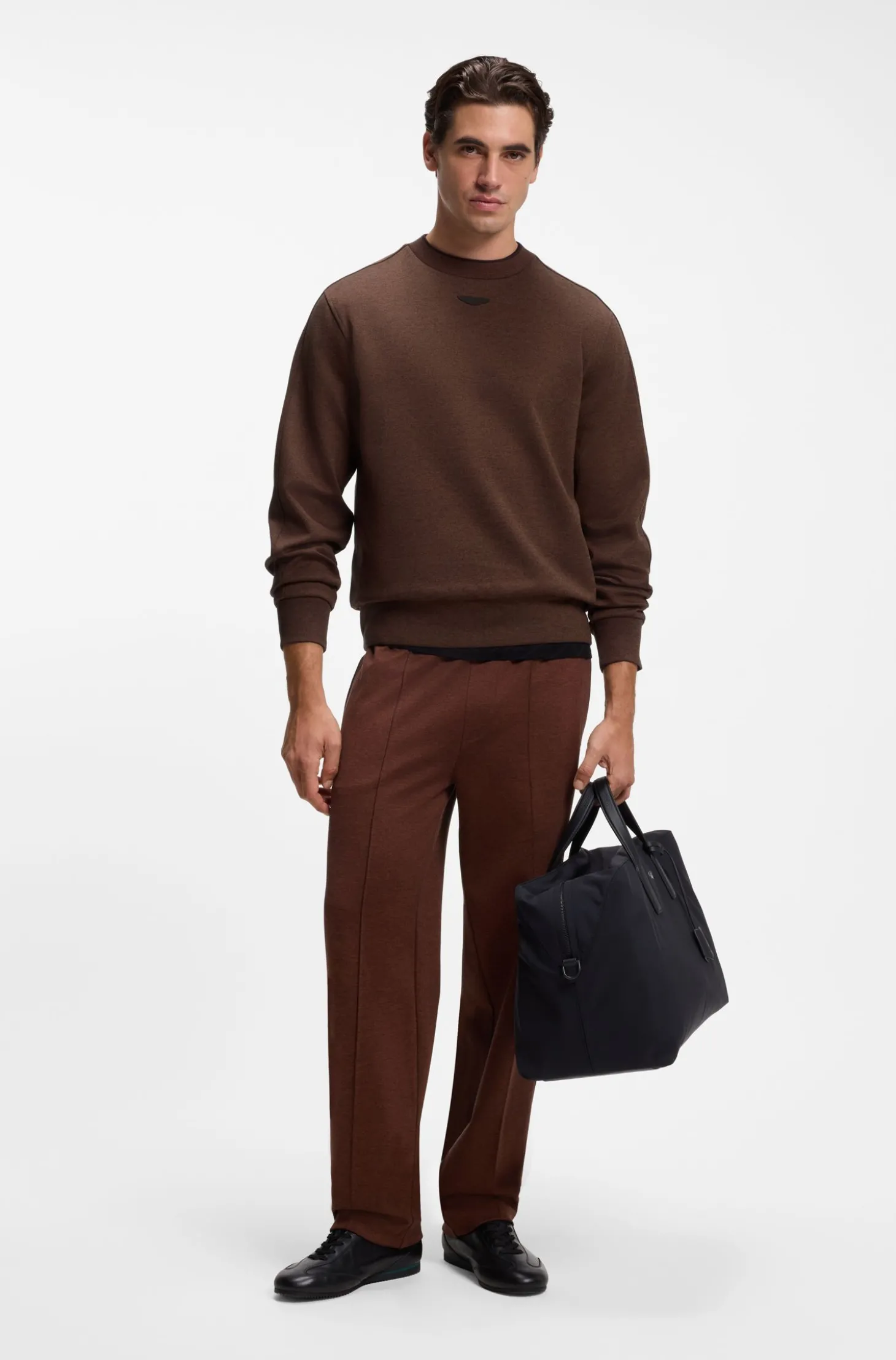 BOSS x ASTON MARTIN Sweatshirt aus Baumwolle