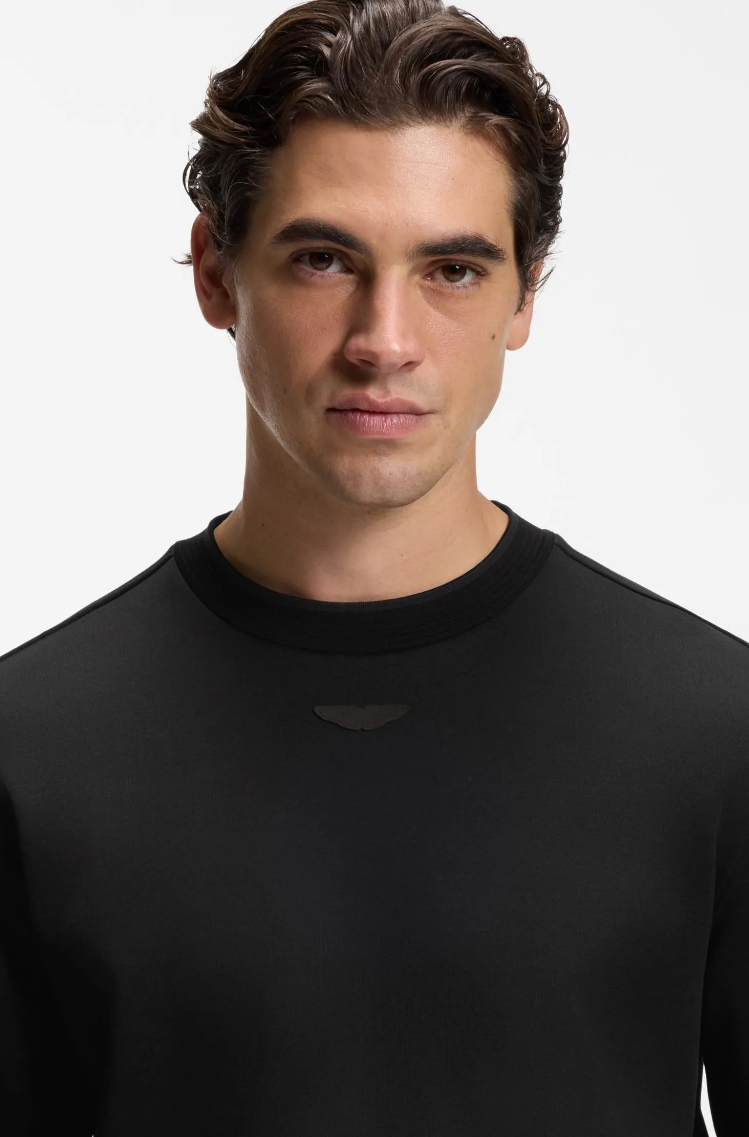 BOSS x ASTON MARTIN Sweatshirt aus Baumwolle