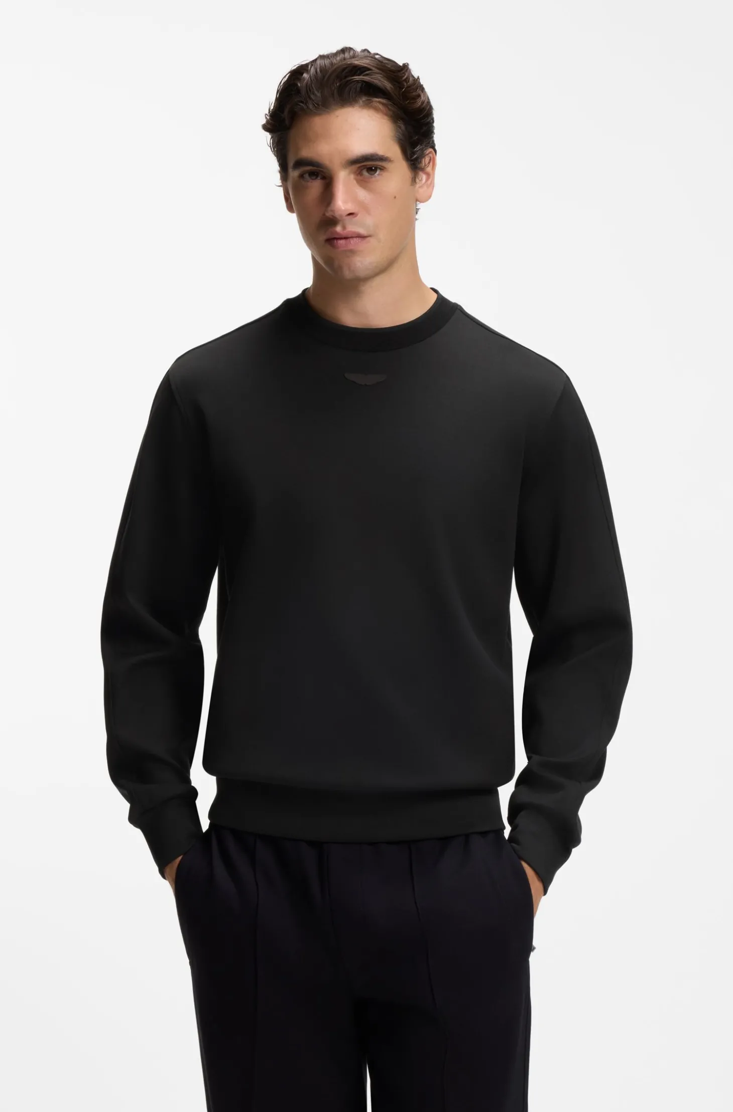 BOSS x ASTON MARTIN Sweatshirt aus Baumwolle