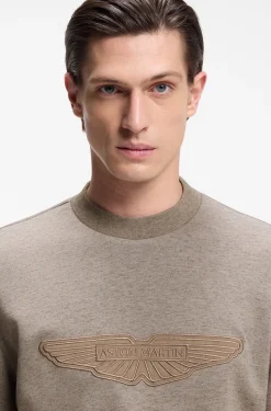 BOSS x ASTON MARTIN Sweatshirt mit Flügel-Detail