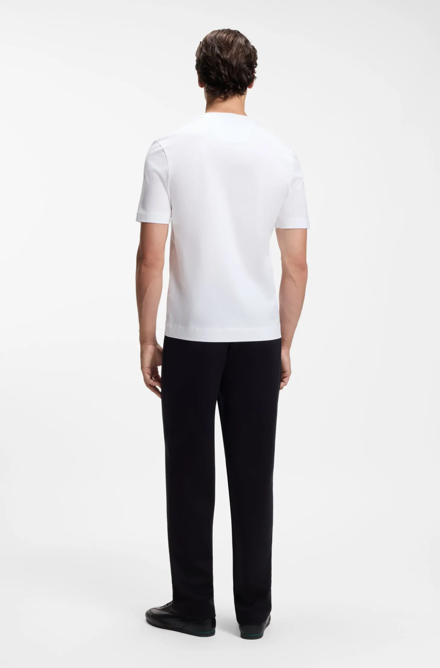 BOSS x ASTON MARTIN T-Shirt aus Baumwolle mit Auto-Grafik