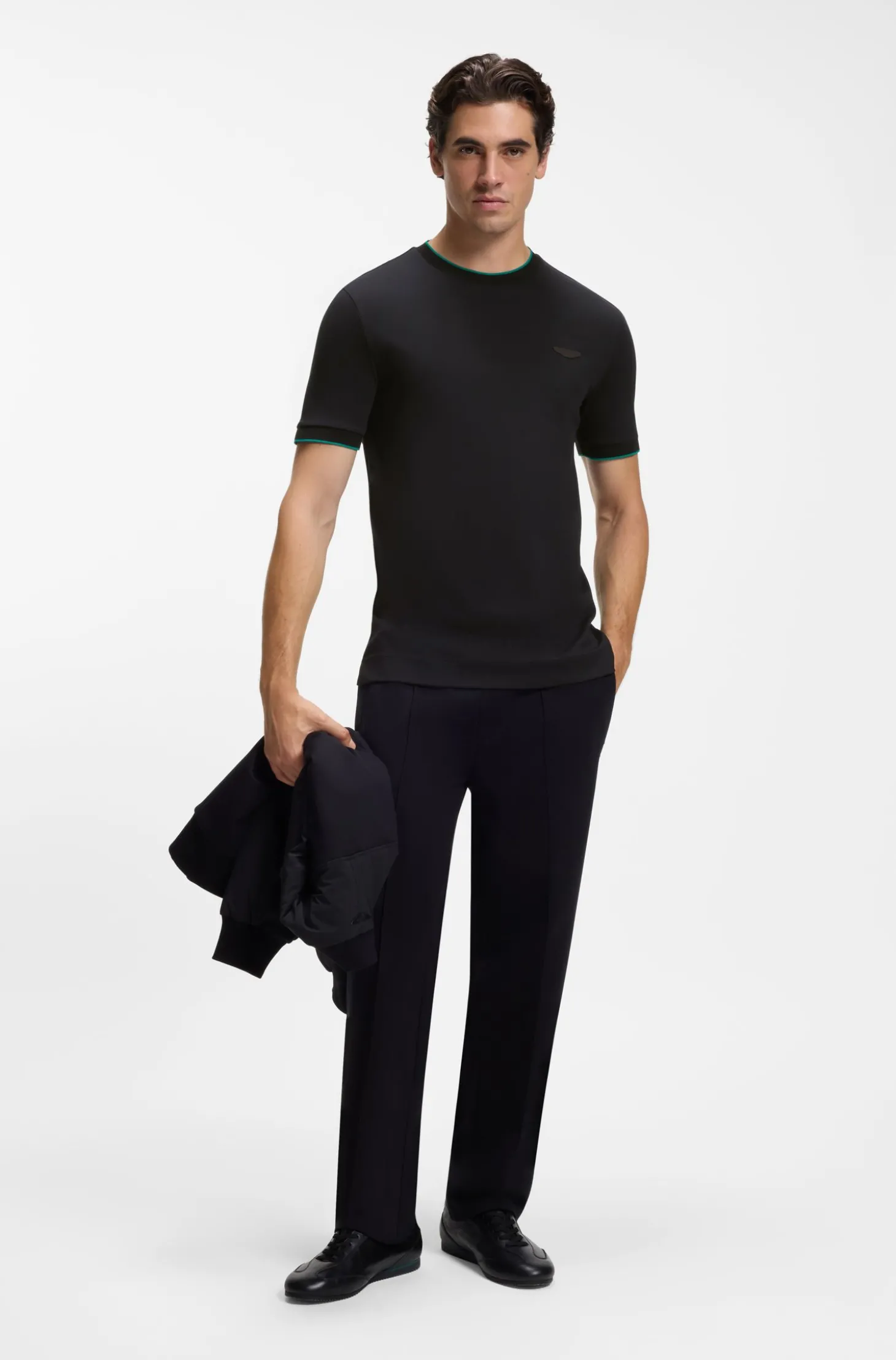 BOSS x ASTON MARTIN T-Shirt aus merzerisierter Baumwolle
