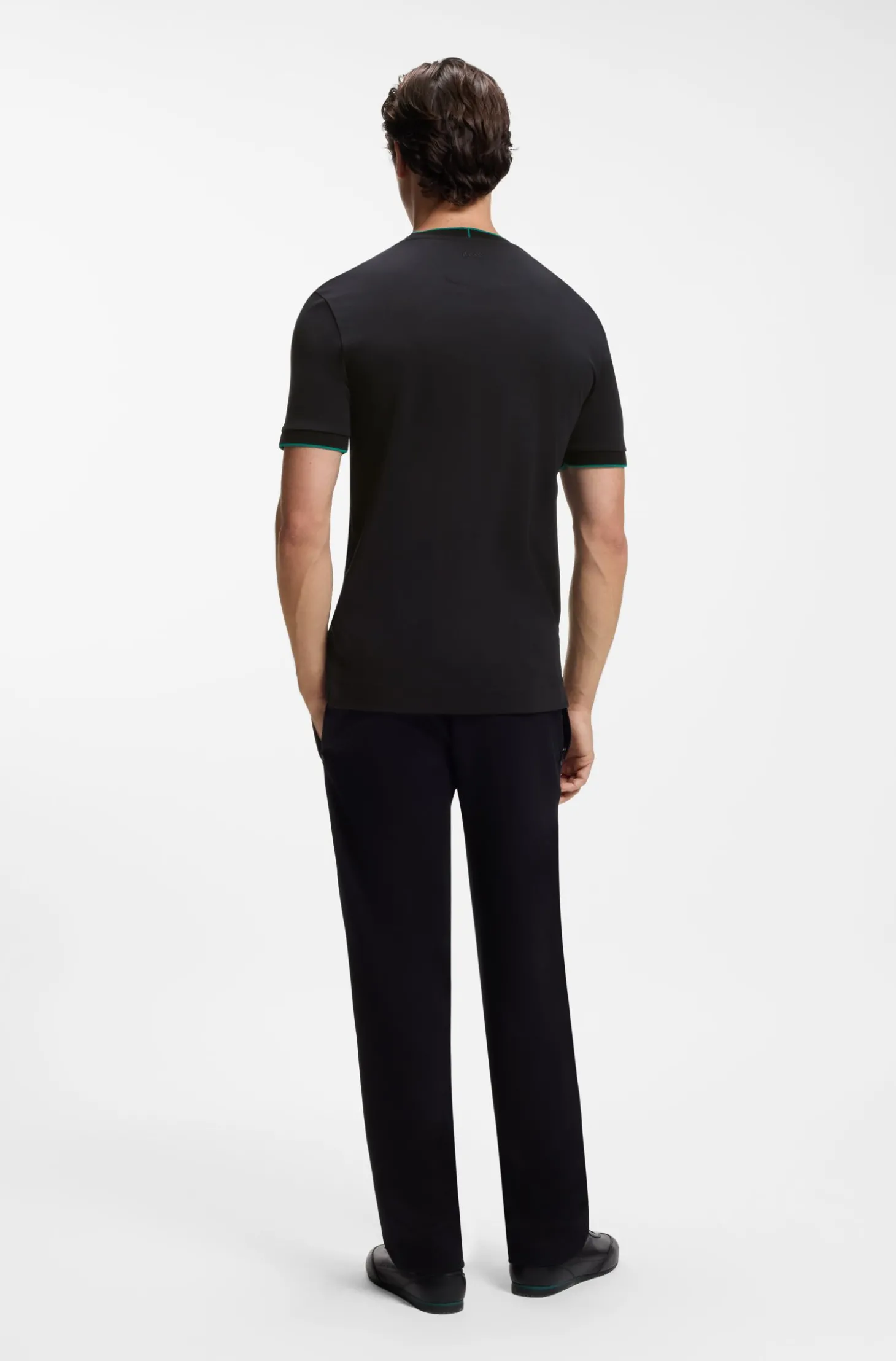 BOSS x ASTON MARTIN T-Shirt aus merzerisierter Baumwolle