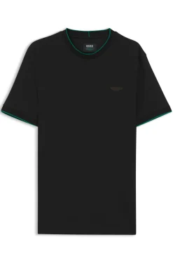 BOSS x ASTON MARTIN T-Shirt aus merzerisierter Baumwolle