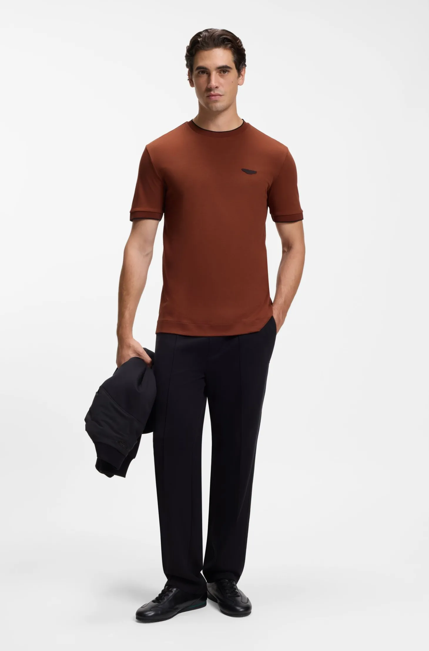 BOSS x ASTON MARTIN T-Shirt aus merzerisierter Baumwolle