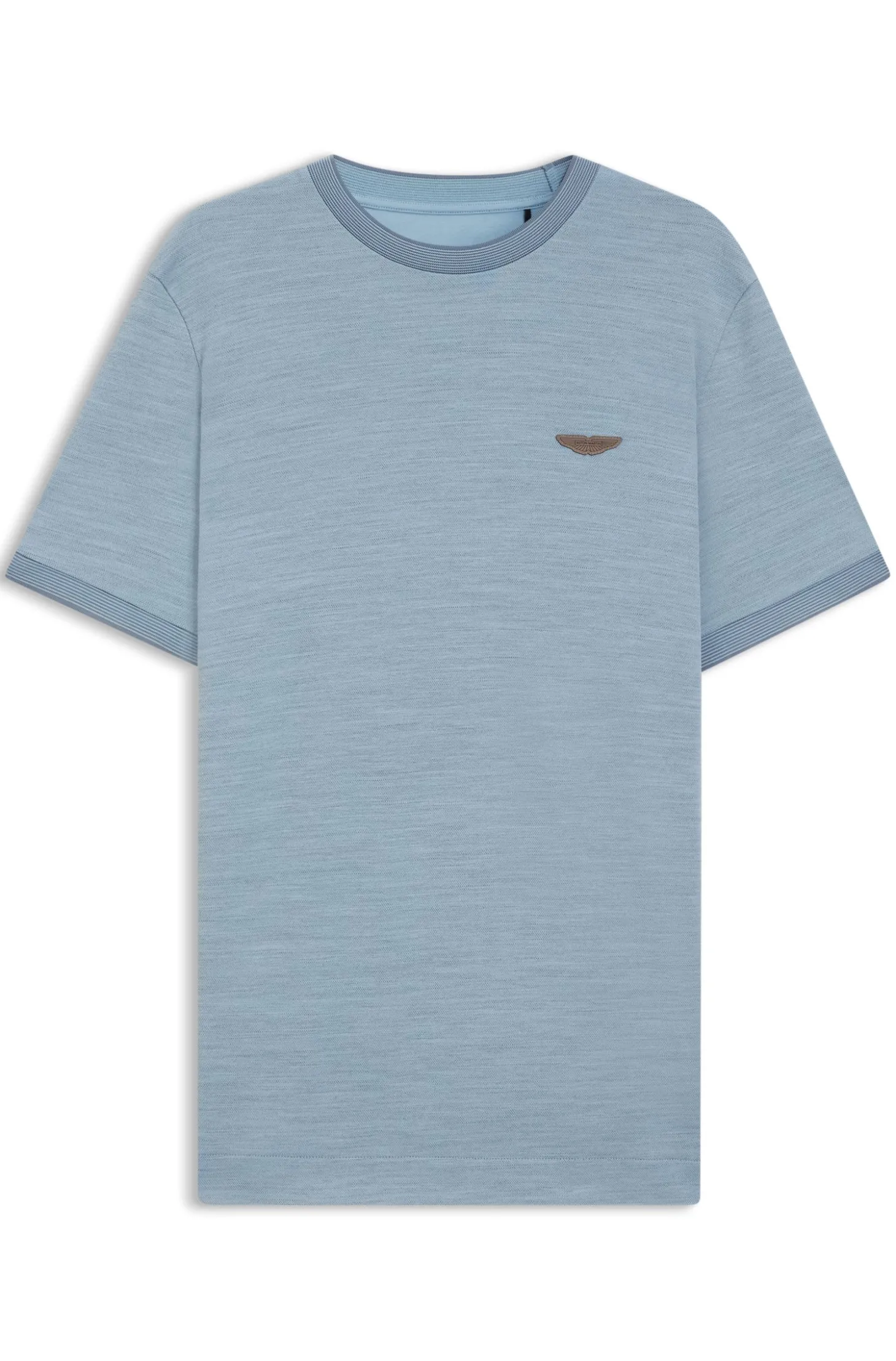 BOSS x ASTON MARTIN T-Shirt aus Wolle-Baumwoll-Jacquard