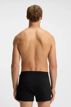 Boxershorts aus Stretch-Baumwolle im Zweierpack