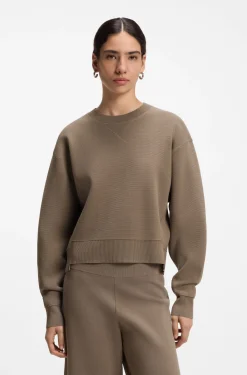 Boxy-Fit Pullover mit Stretch-Anteil