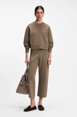 Boxy-Fit Pullover mit Stretch-Anteil