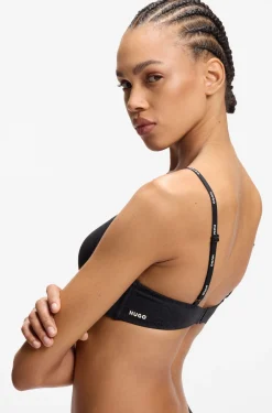 Bralette aus Stretch-Jersey mit Leoparden-Print