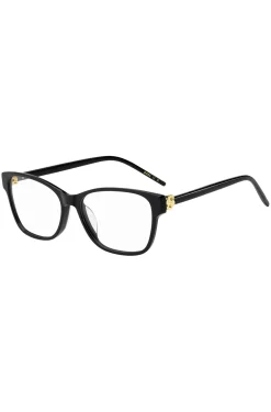 Brillenfassung aus schwarzem Acetat mit Double-B-Monogramm