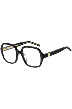 Brillenfassung aus schwarzem Acetat mit Double-B-Monogramm