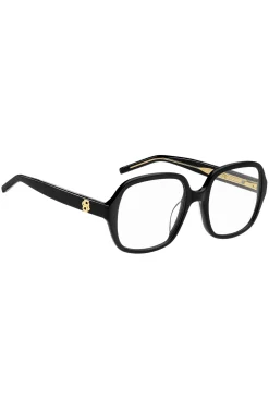 Brillenfassung aus schwarzem Acetat mit Double-B-Monogramm