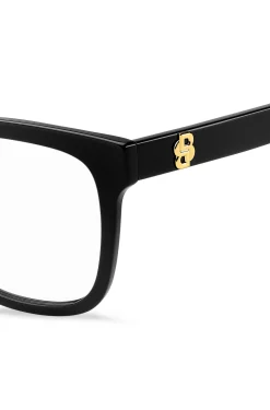 Brillenfassung aus schwarzem Acetat mit Double-B-Monogramm