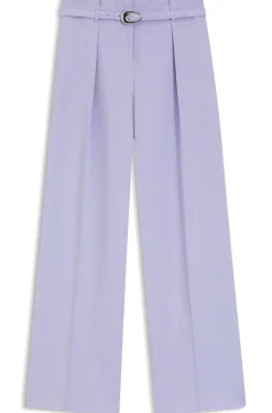 Bundfaltenhose mit Gürtel