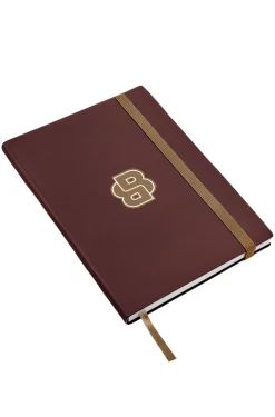 Burgunderfarbenes DIN-A5-Notizbuch mit Double-B-Monogramm