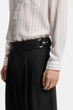 Business-Hose aus Schurwoll-Mix mit verstellbarem Bund