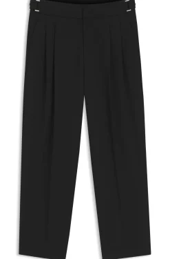 Business-Hose aus Schurwoll-Mix mit verstellbarem Bund