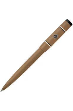 Camelfarbener Kugelschreiber mit Double-B-Monogramm