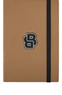 Camelfarbenes DIN-A5-Notizbuch mit Double-B-Monogramm