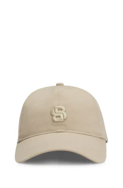 Cap aus Baumwolle mit aufgesticktem Double-B-Monogramm