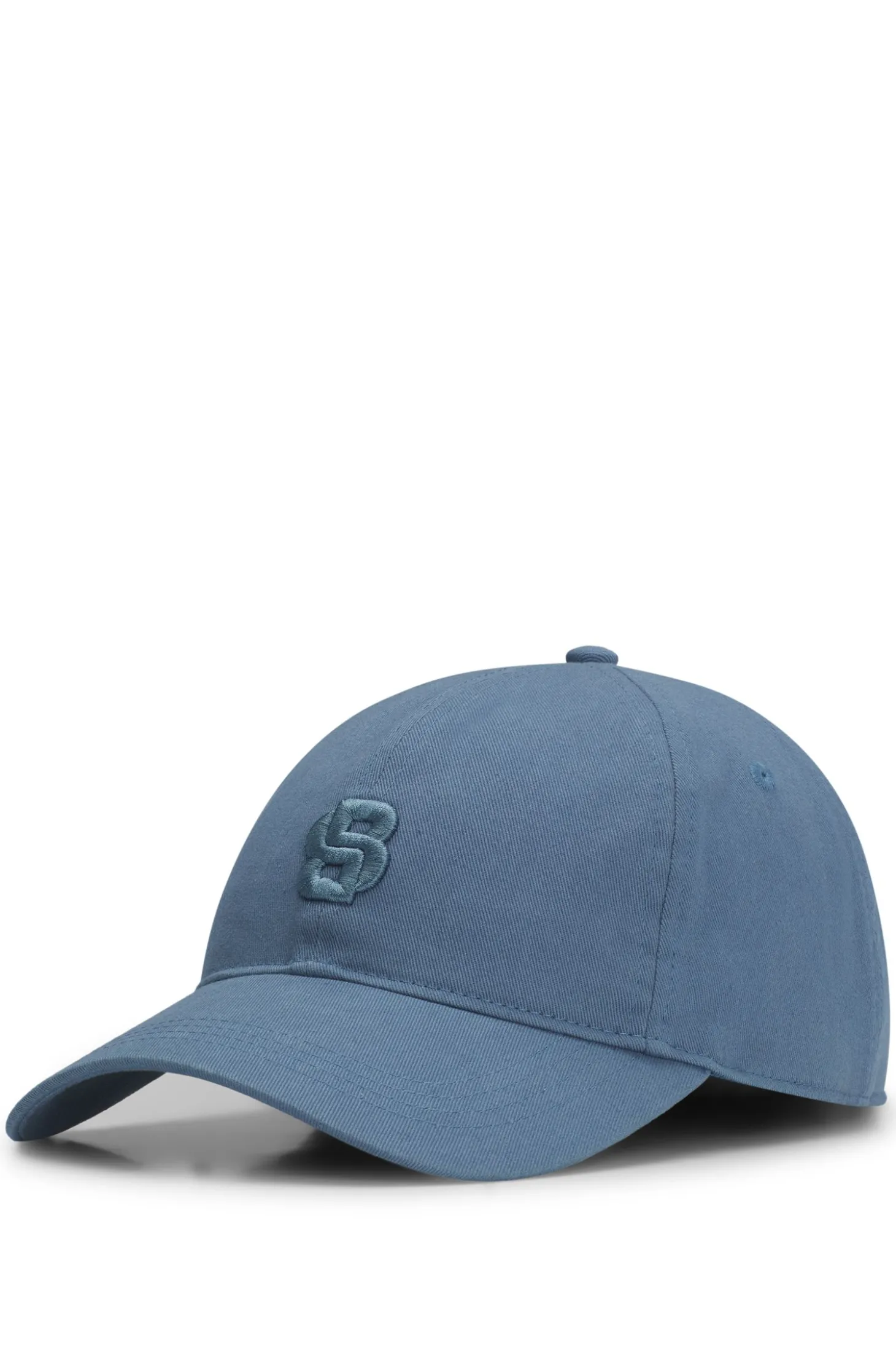 Cap aus Baumwolle mit aufgesticktem Double-B-Monogramm