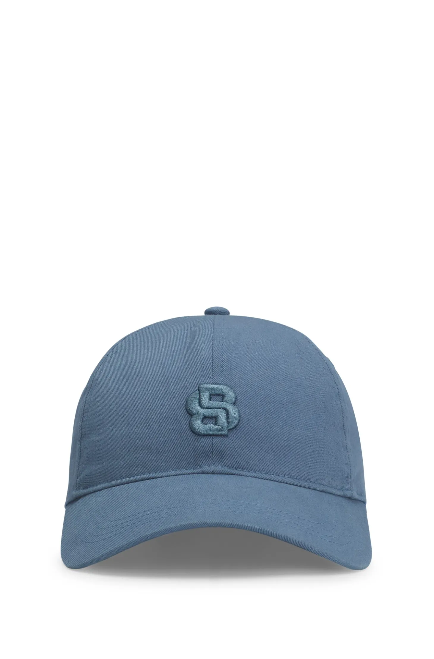 Cap aus Baumwolle mit aufgesticktem Double-B-Monogramm